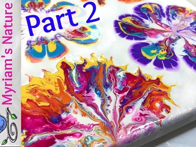 63] Acrylic Pouring on an Altered BOTTLE BOTTOM - part 2 - DecoArt Paints & Pouring Medium