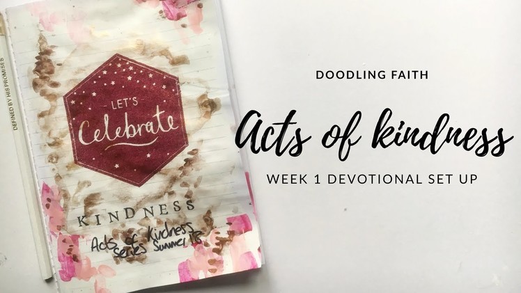 Acts of Kindness Faith Planner | Doodling Faith
