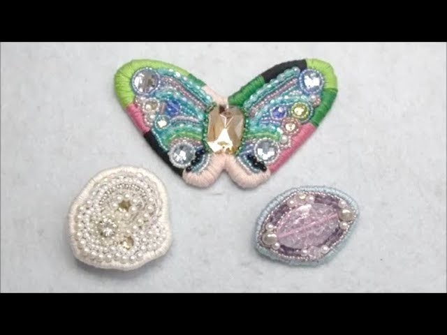 【Beads accessory】How to make a brooch！