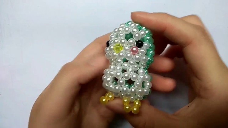 Beads - How to make keychains: birds 2.2 - Con chim hạt cườm