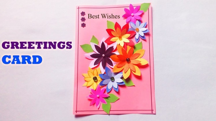 Best wishes card | Beautiful Handmade best wishes card idea | DIY Greeting Cards