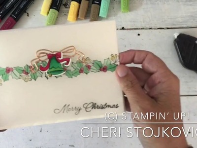 Blended Seasons Retro Vellum Christmas Card Stampin' Up! Limited Edition Bundle