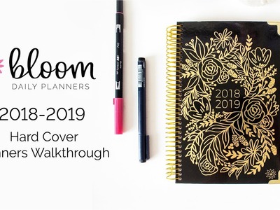 Bloom daily planners® 2018-2019 Hard Cover Academic Year Daily Planner Walkthrough