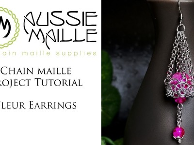 Chain Maille Tutorial - Fleur Earrings