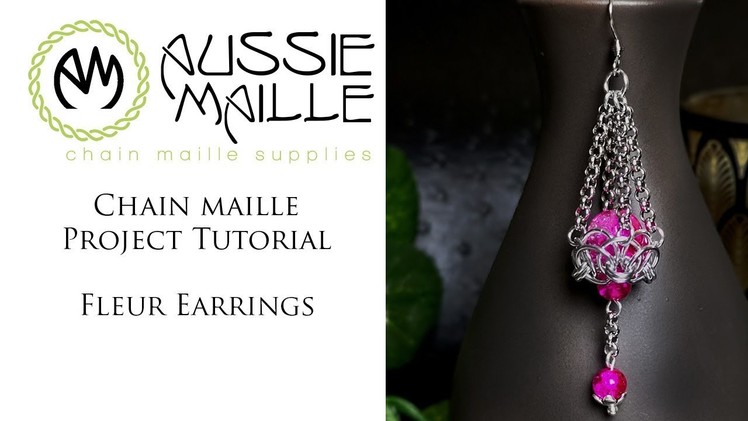 Chain Maille Tutorial - Fleur Earrings