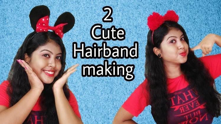 DIY  Cute Hairband  Making|DIY hair accessories|Handmade Hair Accessories |ArtHolic KM