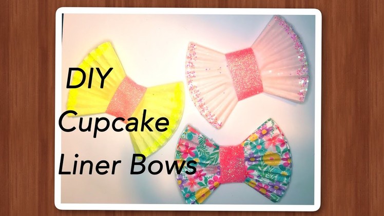 DIY Embellishments | Cupcake Liner Bows