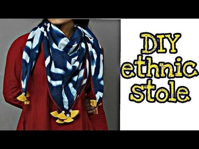 DIY Ethnic stoles.scarves for traditional & indo western dresses.outfit