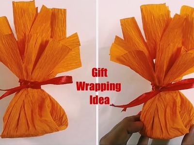 DIY Gift Wrapping Idea using bangle (step by step)