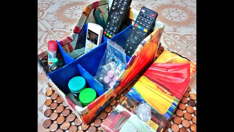DIY Organizer For Kitchen|Reuse Old Cardboard Into Organizer & Holder|DIY Ideas In Tamil