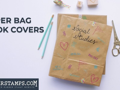 DIY Paper Bag Book Covers