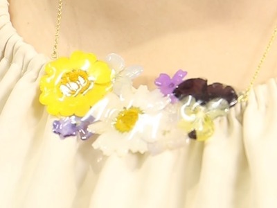 DIY  Real Flower Accessories♡＊レジンの魔法で時よとまれ♪「リアルフラワーアクセサリー」にきゅん♡