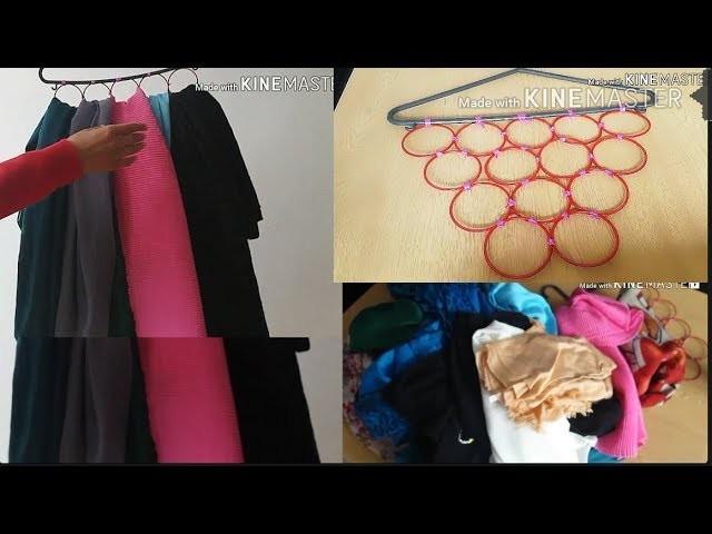 DIY Scarf Hanger Quick and Easy | How To Make Scarf Holder