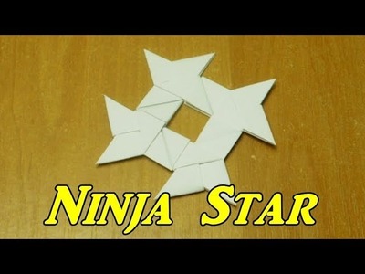 How To Make a Paper Ninja Star Shuriken   Origami