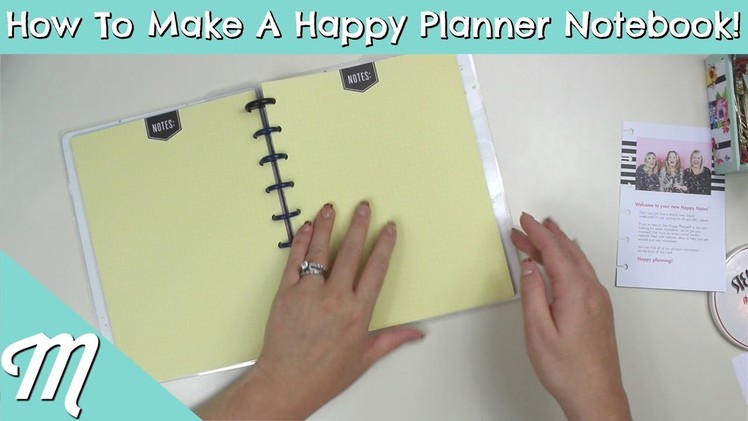 How To Make Your Own Happy Planner Notebook