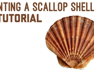 How To Paint A Scallop Shell [Acrylic Paint Tutorial]
