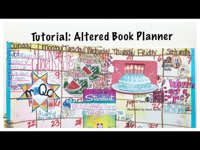 Junk Planner #2: Altered Book Journal: Junk Journal Tutorial