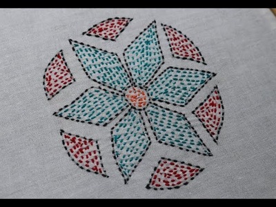 Kantha Stitch Design | Hand Embroidery