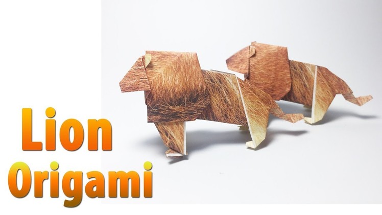 Lion Origami tutorial