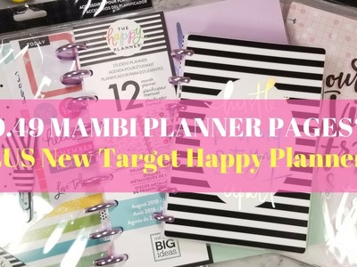 MICHAEL'S MAMBI 90% OFF CLEARANCE HAUL + NEW TARGET HAPPY PLANNER FLIP THROUGH