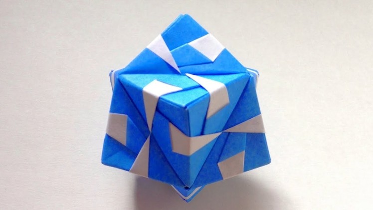 折り紙 くす玉_No,2 Origami  Modular Star Ball (KUSUDAMA)