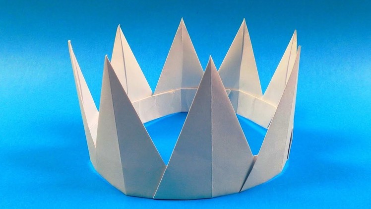 Origami for Kids. Origami Crown. Easy Origami