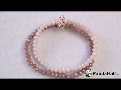 PandaHall Video Tutorial on Elegant Beaded Bracelet