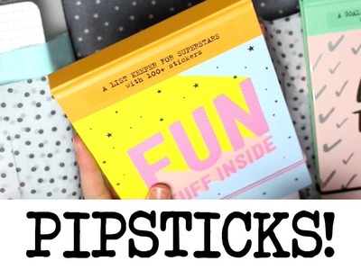 Pipsticks Happy Mail! NEW PLANNER?!
