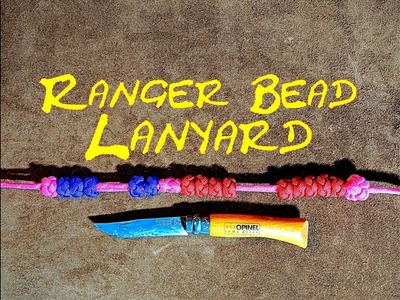 Ranger Bead Lanyard - Pace Counter Lanyard - Water Counter Lanyard (Full Project) Paracord