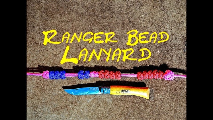 Ranger Bead Lanyard - Pace Counter Lanyard - Water Counter Lanyard (Full Project) Paracord