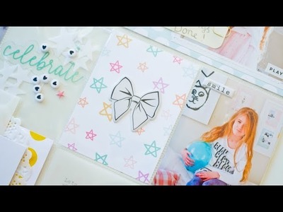 Scrapbooking process video | Felicity Jane | Year 5 Pocket Page