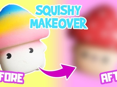Squishy Makeover DIY | How To Redecorate Kawaii Mushroom Squishy