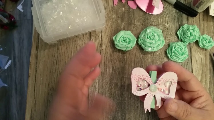 Tissue paper Roses  (process video )