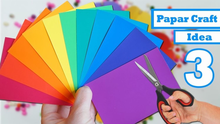 3 paper craft ideas for room decoration | decoration ideas with paper | diy room decor with paper