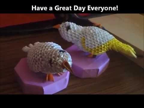 3D Origami Bird - Parrot (macaw) - razcapapercraft's Design Modified