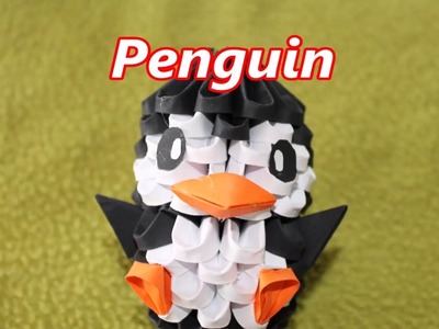 3D Origami Penguin