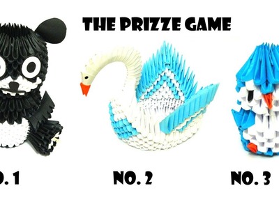 3D Origami PRIZE GAME!!