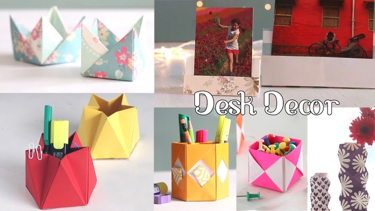 6 EASY DIY Desk Decor & Organization Ideas | Back To School