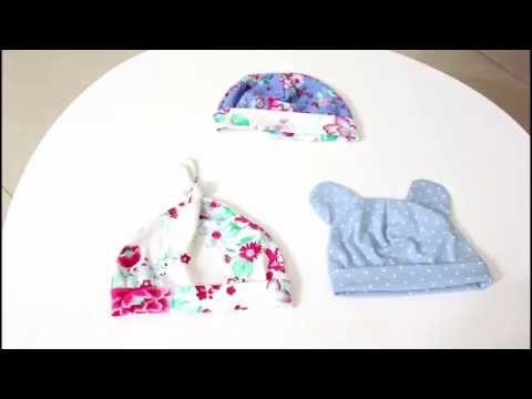 Adorable Baby Hat How To!  Three Versions FREE PATTERN.TEMPLATES