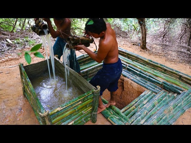 Build Bamboo Jar For Save Groundwater (wells Bamboo)
