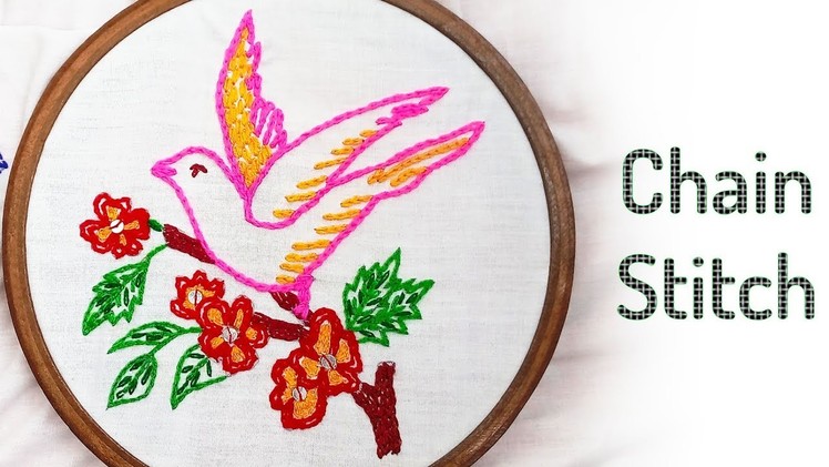 Chain Stitch Embroidery Designs