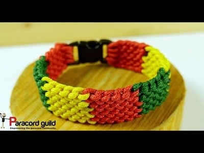 Colorful conquistador paracord bracelet