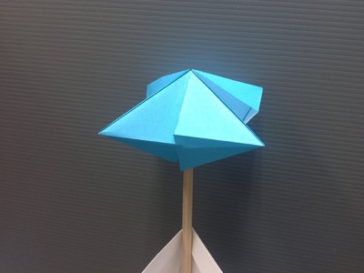 Daily Origami: 044 - Equilibrium (Wind Catcher)