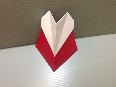 Daily Origami: 045 - White Heart Love