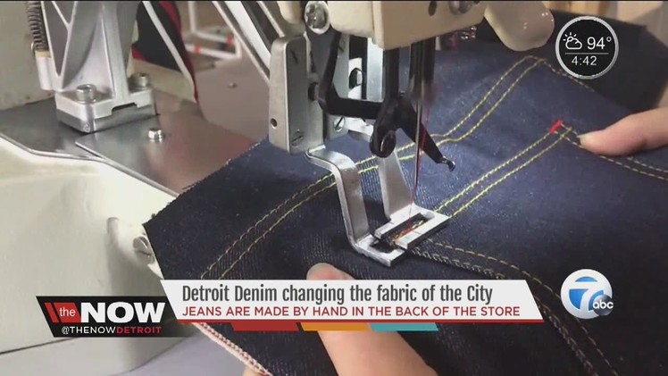 Detroit Denim making handmade jeans in the city
