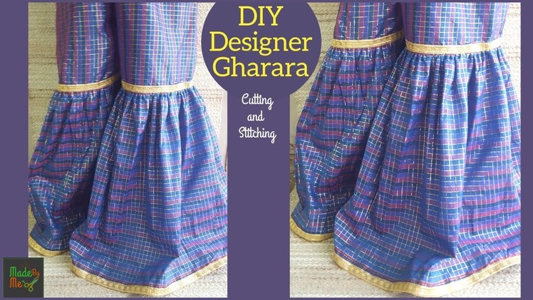 DIY Designer Gharara Cutting and Stitching in Hindi.Urdu