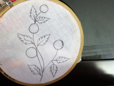 Drawing designs -  Simple flower embroidery drawing designs