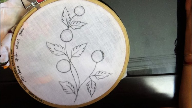 Drawing designs -  Simple flower embroidery drawing designs
