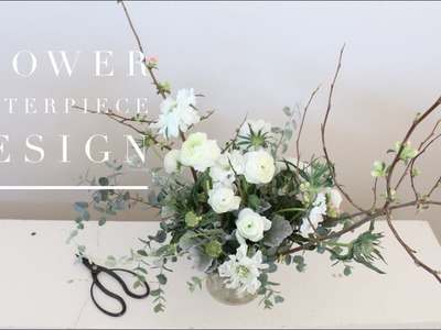 FLOWER CENTERPIECE DESIGN | Natural, Abstract & Whimsical!