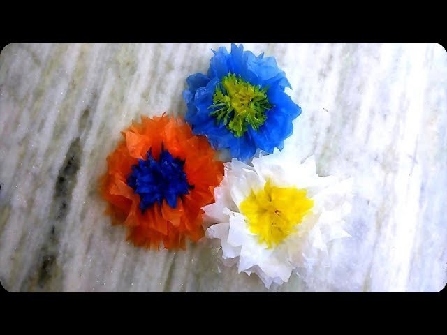 Flower making using plastic bags | Best out of waste | Recycle